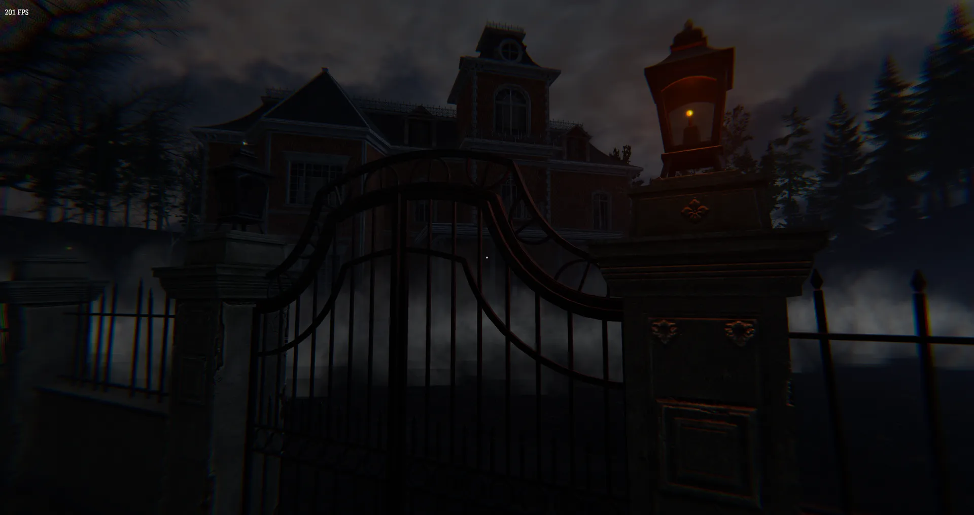 Hollow Despair: The path slice/demo Mansion gates